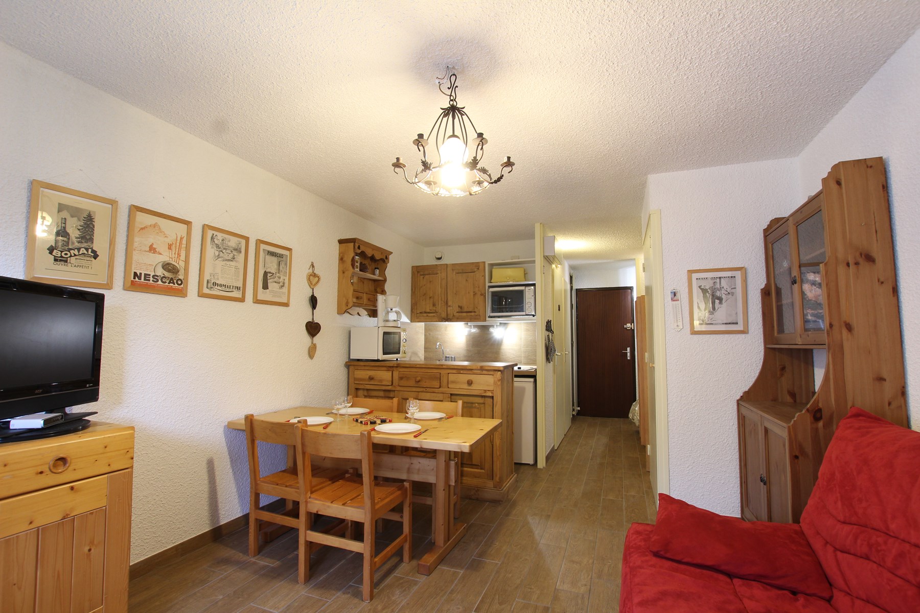 Studio 4 Persons Classique MOS130 - Appartement Bois Des Coqs CHA320-2130 - Serre Chevalier 1350 - Chantemerle