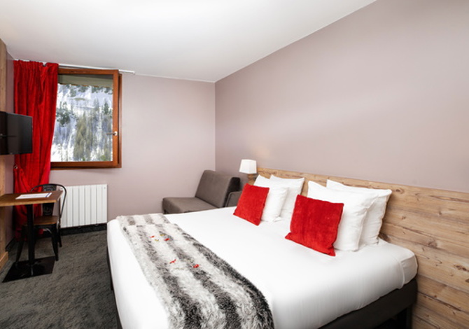 Room with double bed and breakfast - Hôtel club du Soleil Valfréjus - Valfréjus