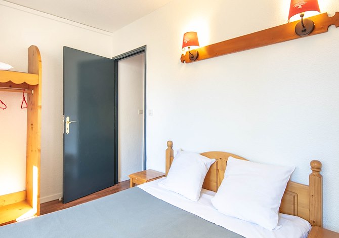 1 bedrooms + cabin room 4/6 people - Résidence Vacanceole ~ l'Edelweiss - Les Deux Alpes Centre
