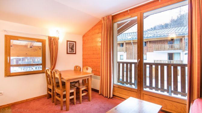 1 bedroom + cabin room 4/6 people - Résidence Vacanceole ~ Les Chalets de la Ramoure - Valfréjus