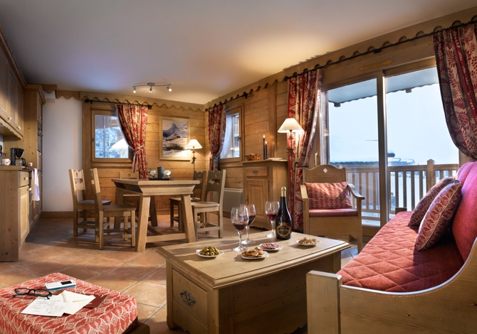 4 bedrooms for 8/10 guests - Résidence CGH & SPA Les Granges du Soleil 4* - Plagne - Soleil