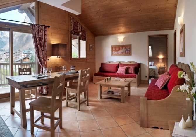 2 bedrooms + cabin room for 6/8 guests - Résidence CGH & SPA La Reine des Prés 4* - Samoëns