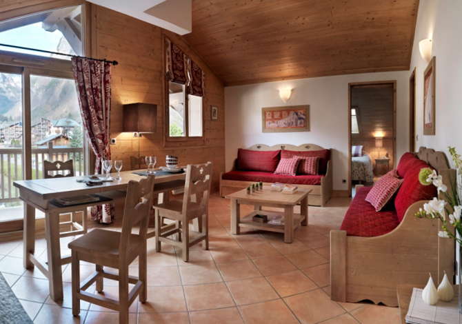 3 bedrooms + cabin room for 8/10 guests - Résidence CGH & SPA La Reine des Prés 4* - Samoëns