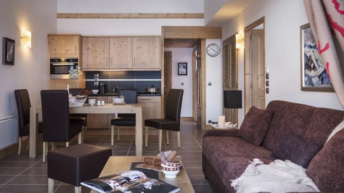 2 bedrooms + cabin room for 6/8 guests - Duplex - Résidence CGH & SPA Les Chalets de Layssia 4* - Samoëns