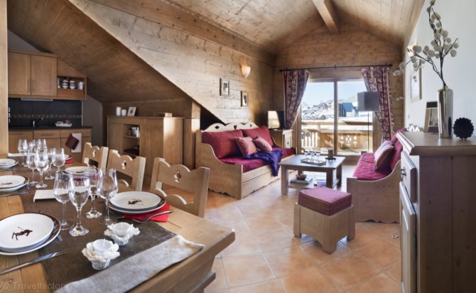 4 room duplex for 6/8 guests - Résidence CGH & SPA Le Chalet des Dolines 4* - Montgenèvre