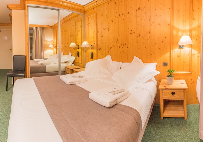 Room 2 persons Double bed - Hôtel Alpazur 3* - Val Cenis Lanslebourg