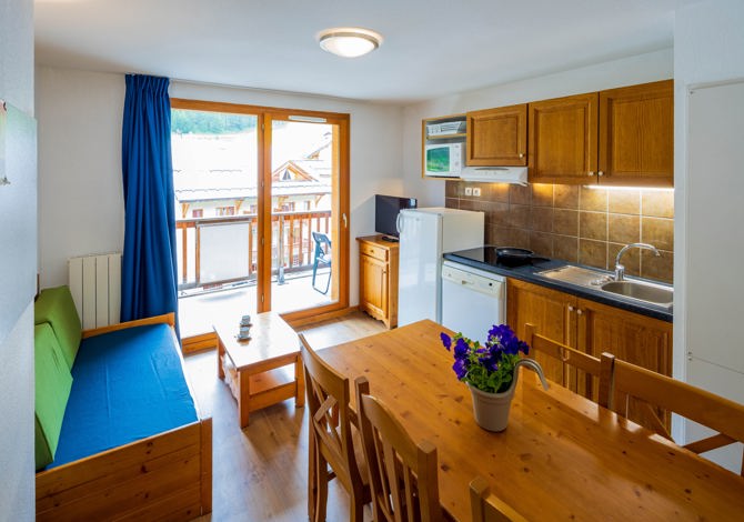 2 bedrooms + cabin room 6/8 people - Résidence Les Balcons de Bois Méan 3* - Les Orres