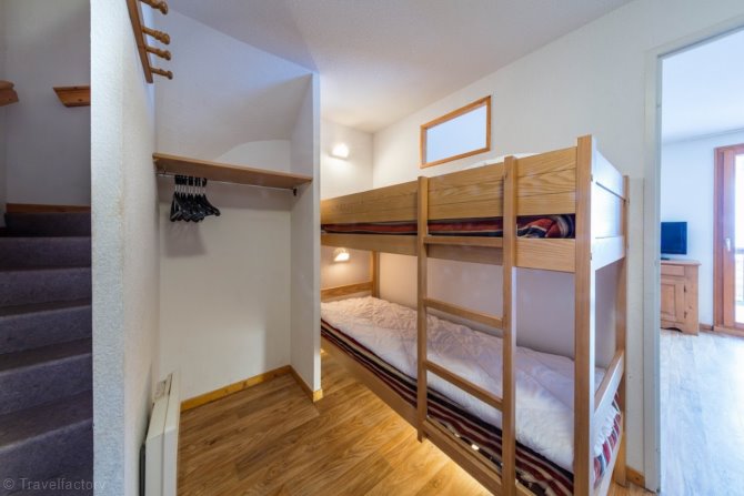 2 bedrooms + cabin room 8/10 people - duplex - Résidence Les Balcons de Bois Méan 3* - Les Orres