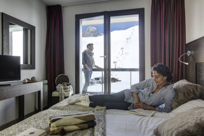 Room 4 persons Privilege (2 adults&2children) half board - Hotel Tignes Le Diva - Tignes Val Claret