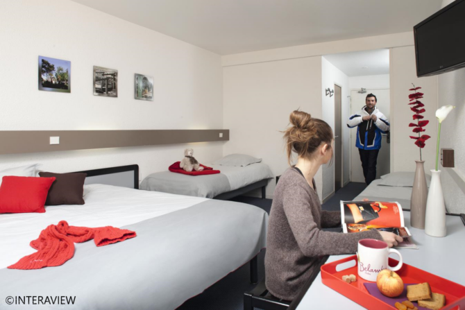 Room 4 persons Privilege half board 1 night - Hotel Les 2 Alpes L’Orée des Pistes - Les Deux Alpes Centre