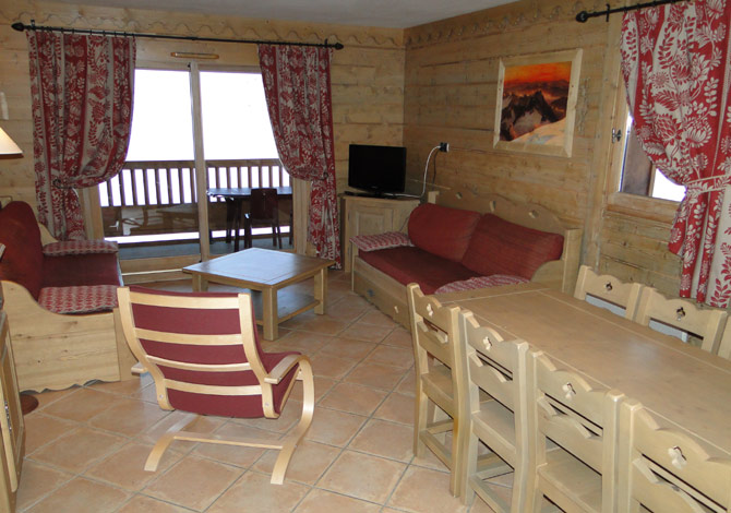 3 Rooms 4/6 persons Or . - Résidence CGH & SPA Les Granges du Soleil 4* - Plagne - Soleil