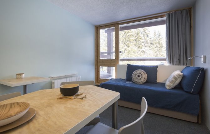 Studio for 4 guests - Belle Challes 731 - travelski home select - Residence Bellecôte - Les Arcs 1800