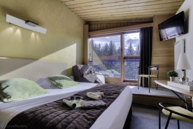 Bedroom 2 people - Privilege Half Board - Belambra Clubs Arc 1800 - Hôtel Du Golf - All inclusive - Les Arcs 1800