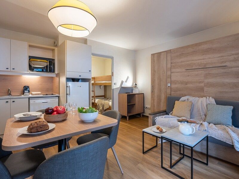 Studio 4 personnes - 1 coin nuit - Rivière - Pierre & Vacances Residence La Rivière - Chamonix Sud