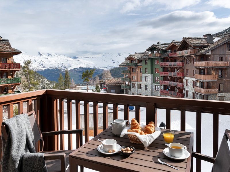 Suite hotel 2 people - Outdoor pool with view of Mont Blanc - Pierre & Vacances Premium residence Arc 1950 Le Village - Les Arcs 1950