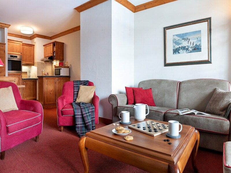 Apartment 4 people - 1 bedroom - Indoor pool - No balcony - Pierre & Vacances Premium residence Arc 1950 Le Village - Les Arcs 1950