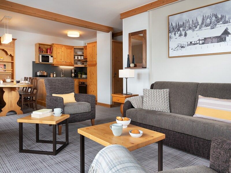 Apartment for 8 people - 3 bedrooms - Outdoor Pool - Superior - No balcony - Pierre & Vacances Premium residence Arc 1950 Le Village - Les Arcs 1950