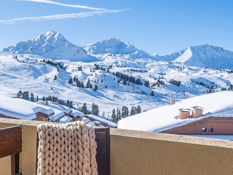 Studio for 4 people - 1 sleeping area - Mountain view - South facing - Pierre & Vacances Residence Les Constellations - Plagne - Belle Plagne