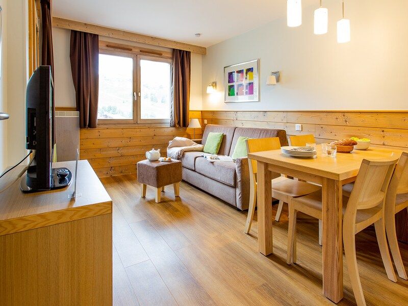 Studio for 4 people - 1 sleeping area - Pierre & Vacances Residence Les Gémeaux - Plagne - Belle Plagne