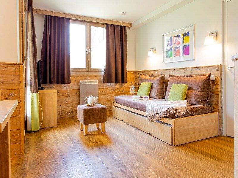 Apartment for 6 people - 1 bedroom + 1 sleeping area - Pierre & Vacances Residence Les Gémeaux - Plagne - Belle Plagne