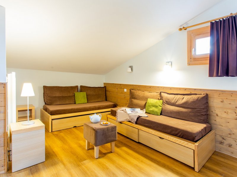 Apartment 7 people - 1 bedroom + 1 sleeping alcove - Pierre & Vacances Residence Les Gémeaux - Plagne - Belle Plagne