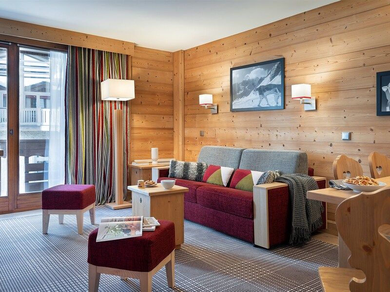 Apartment 6 persons - 1 bedroom + 1 sleeping area - Pierre & Vacances Premium residence Les Chalets du Forum - Courchevel 1850