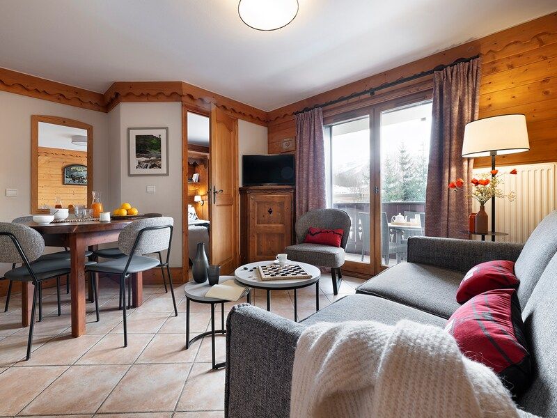 Appartement 5 personnes - 1 chambre + 1 coin nuit - Pierre & Vacances Premium residence Les Fermes de Méribel - Méribel Village 1400