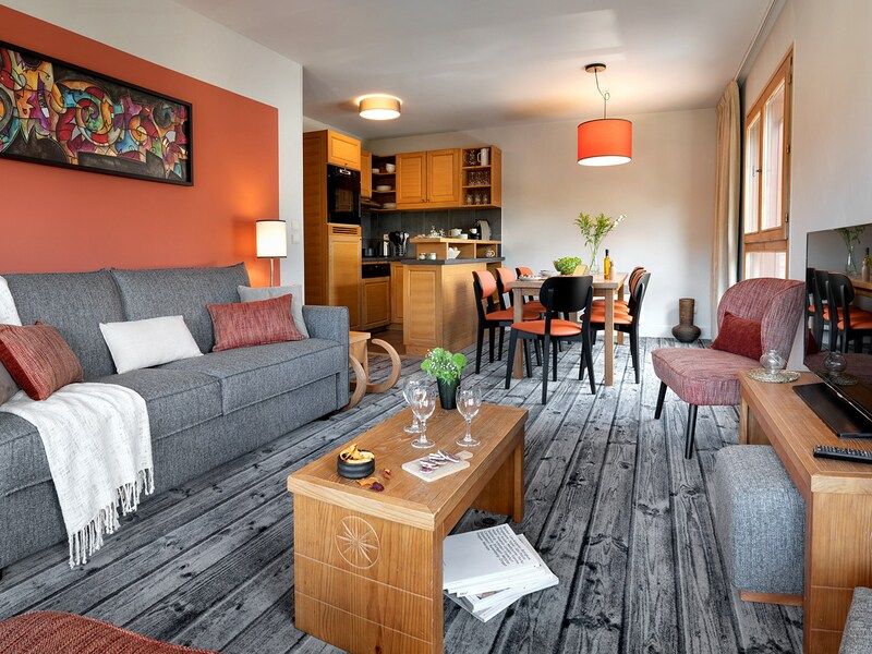 Flat Tribu 8 persons - 3 bedrooms Superior - Pierre & Vacances Premium residence Les Terrasses d'Eos - Flaine Montsoleil 1750