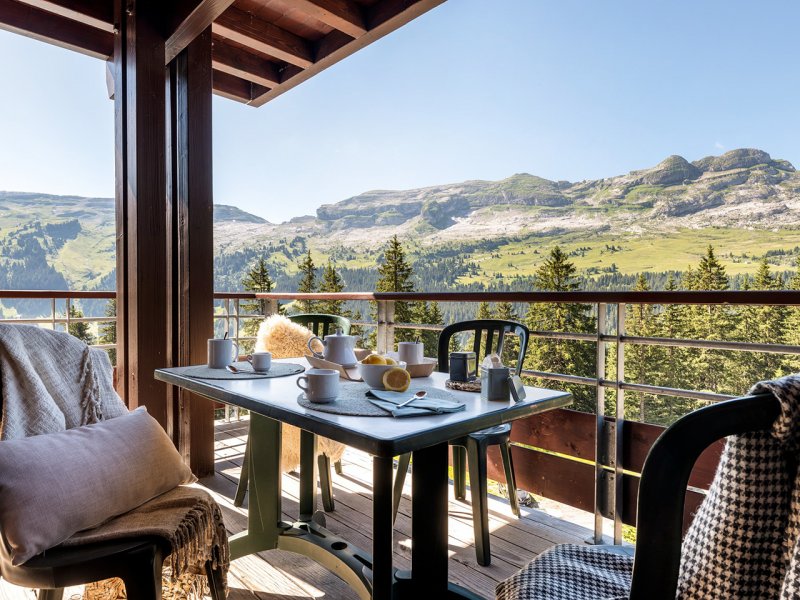 Flat Tribe 10 persons - 4 bedrooms - Valley view Exception - Pierre & Vacances Premium residence Les Terrasses d'Eos - Flaine Montsoleil 1750
