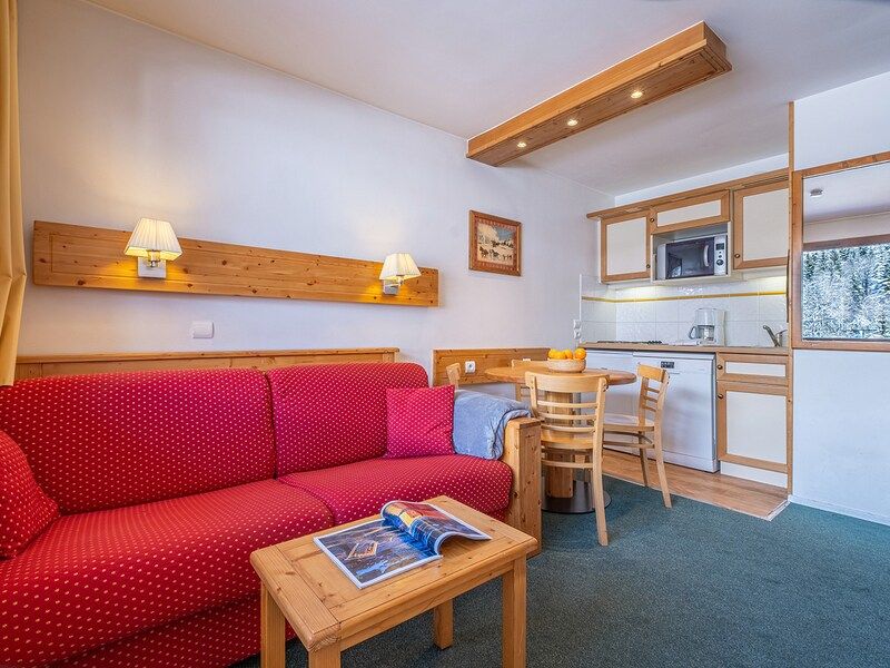 Studio for 4 people - 1 sleeping area - Balcony - Pierre & Vacances Residence Le Peillon - Méribel Centre 1600