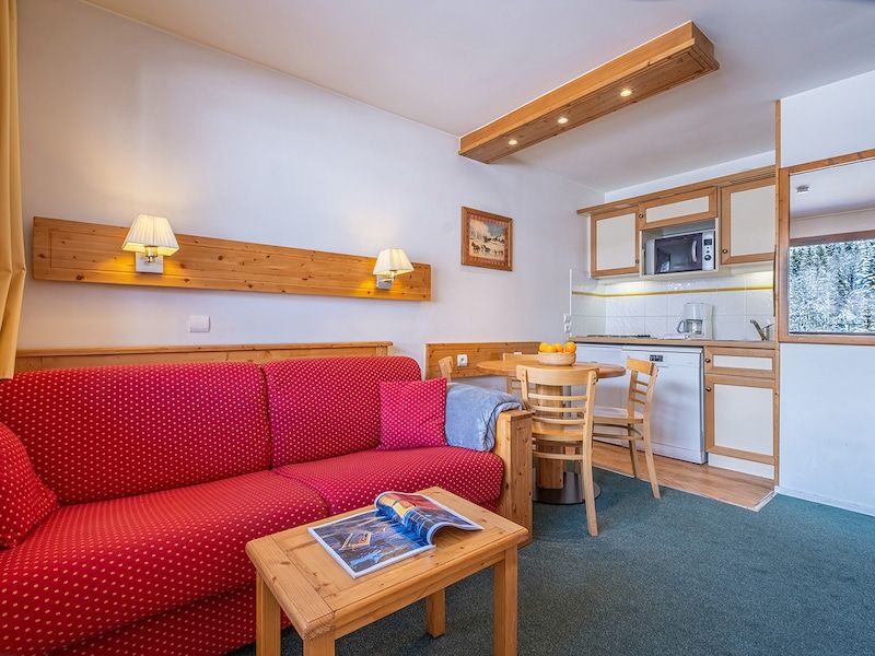 Studio for 4 people - 1 sleeping area - Balcony - Pierre & Vacances Residence Le Peillon - Méribel Centre 1600