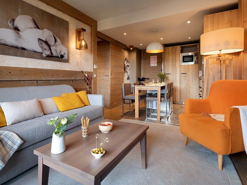 Apartment for 4 - 1 bedroom - Pierre & Vacances Premium residence L'Hévana - Méribel Centre 1600