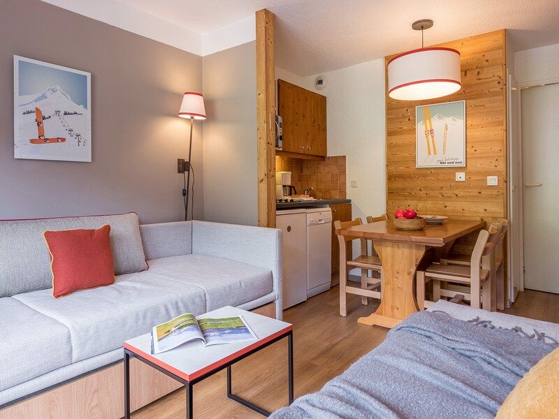 Apartment for 6 persons - 1 bedroom + 1 sleeping area - Pierre & Vacances Residence Les Sentiers du Tueda - Méribel Mottaret 1850