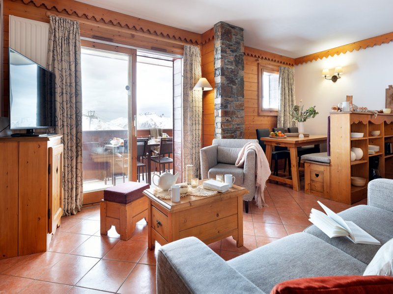 Flat 8 persons - 2 bedrooms + 1 sleeping area Standard - Pierre & Vacances Premium residence Les Hauts Bois - Plagne - Aime 2000