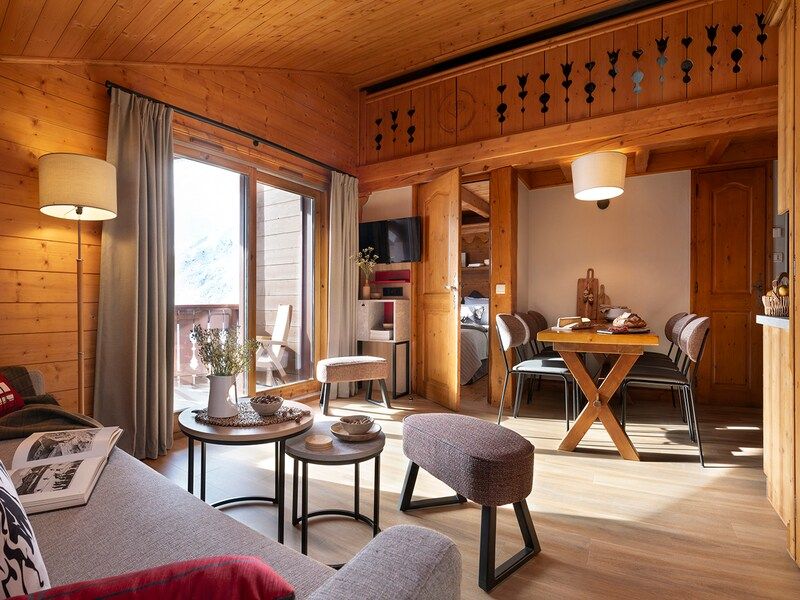 Apartment 8 persons - 2 bedrooms + 1 mezzanine - Pierre & Vacances Premium residence Les Alpages de Reberty - Les Menuires Reberty 2000