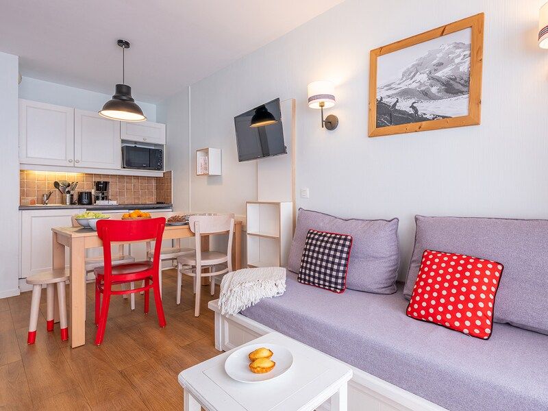 Studio 4 people - 1 sleeping alcove - Pierre & Vacances Residence Le Thabor - Valmeinier