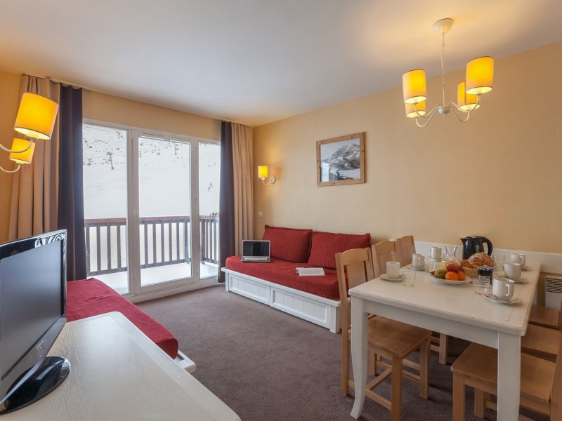 Apartment 6 people - 1 bedroom + 1 sleeping alcove - Pierre & Vacances Residence Le Thabor - Valmeinier