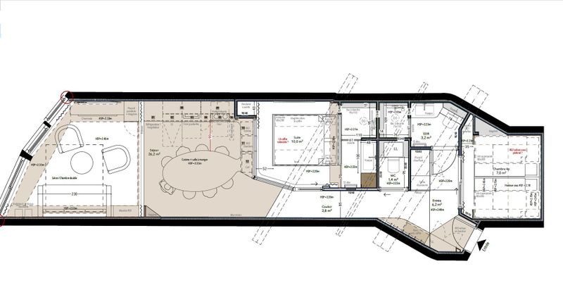 3 rooms 7 people - Apartements PALAFOUR - Tignes 2100 Le Lac