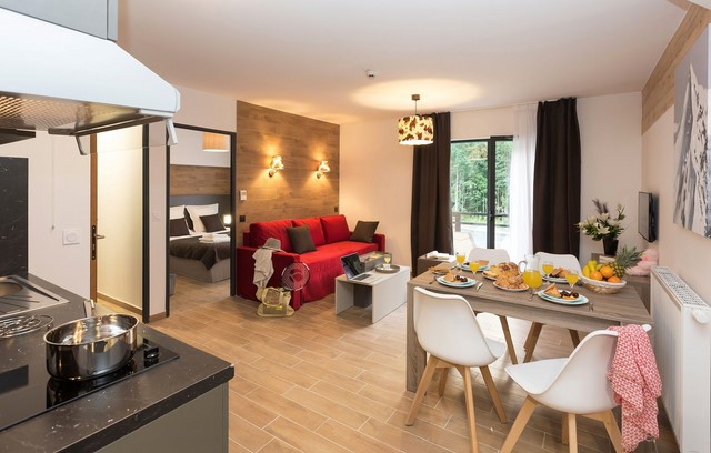 Logement 4 personnes Nuitée hôtelière - Résidence Odalys Prestige Isatis 4* - Chamonix Les Praz