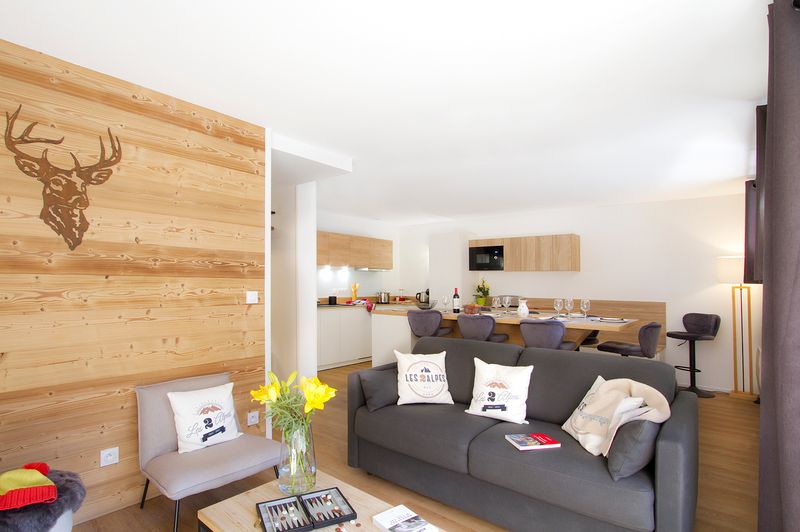 3 pieces 6 personnes - Apartements PROVENCAL - Les Deux Alpes Soleil