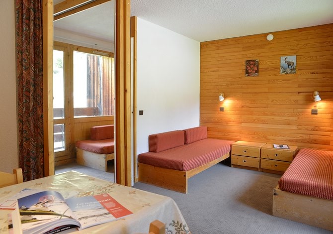Studio for 4 guests 529 with view of slopes - travelski home classic - Residence 3000 - Plagne Bellecôte