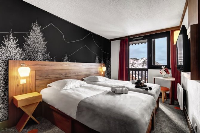 Room 2 persons Privilege half board - Belambra Clubs Avoriaz - Les Cimes du Soleil - All inclusive - Avoriaz