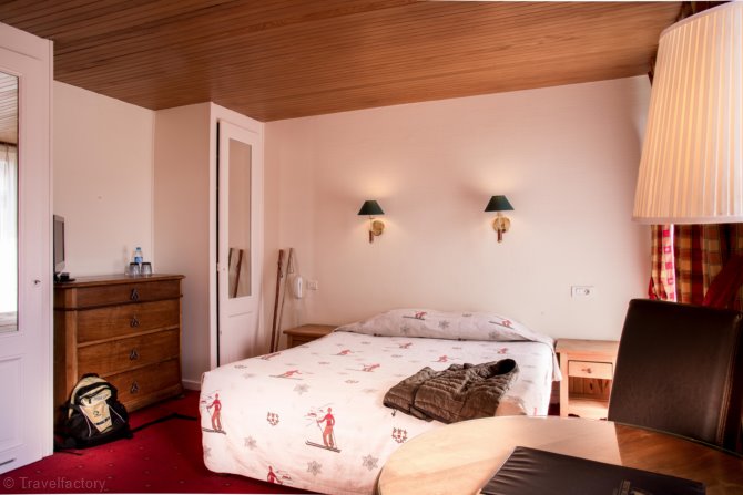 Bedroom 2 people Superior half board - Hôtel La Croix Blanche 3* - Chamonix Centre