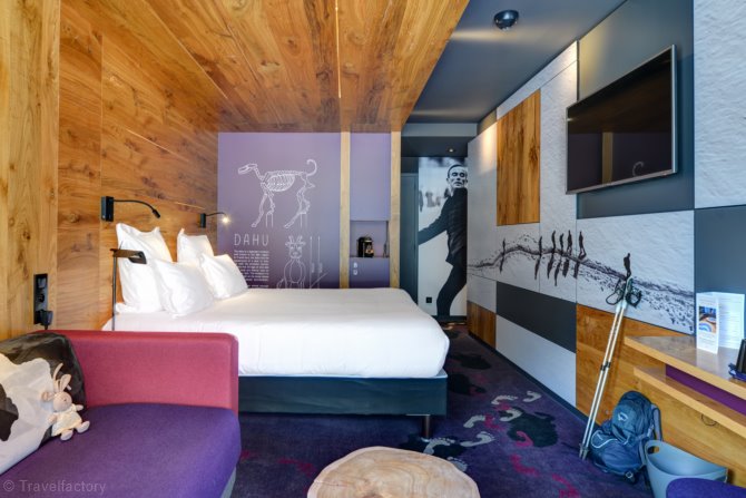 Bedroom family 4 people EARLYOFFER View of Mont Blanc - Alpina Eclectic Hôtel Chamonix 4* - Chamonix Centre