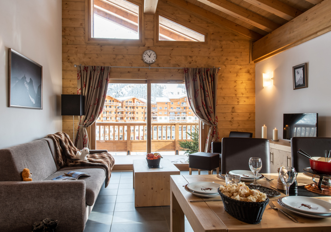 5 Pieces 10 Personnes en duplex - Résidence CGH & SPA - Résidence Boutique Le Lodge des Neiges 5* - Tignes 1800