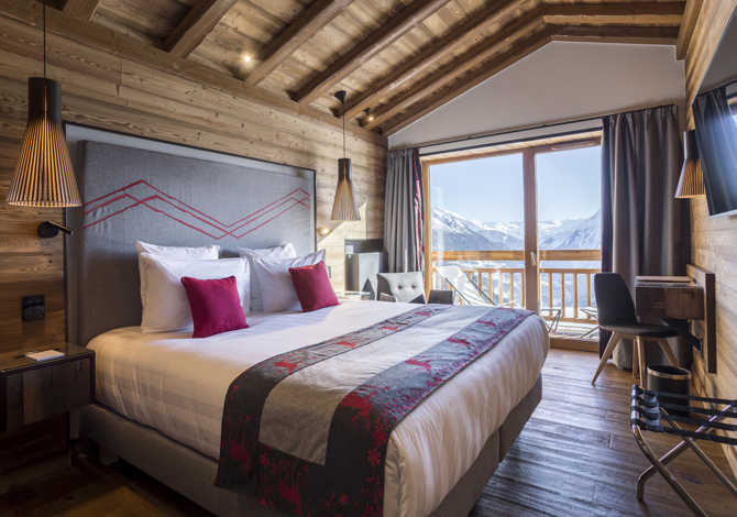 Superior Double Room with Breakfast - Hôtel Alparena 4* - La Rosière