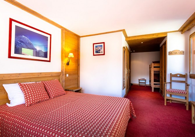 4 people Family Comfort Room PDJ - Hôtel Le Vancouver 3* - Plagne - Soleil