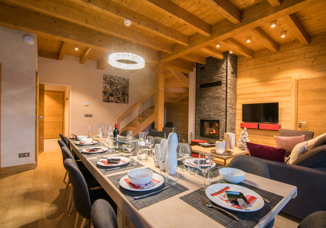 Chalet 13 people - Résidence Les Portes de Megève - Megève