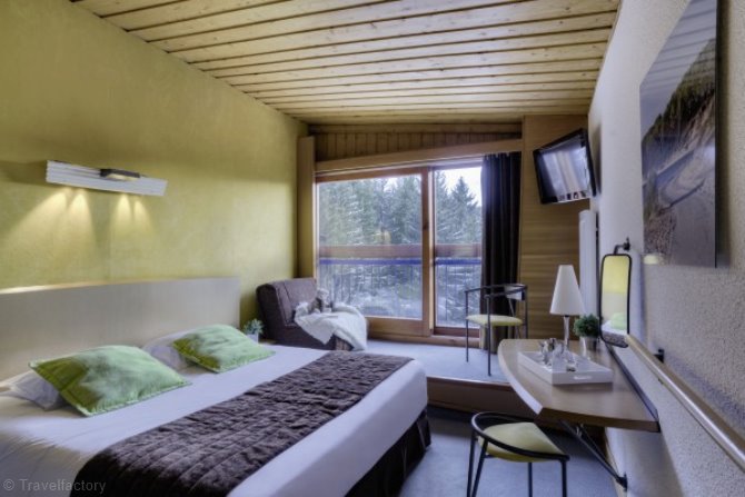 Bedroom 2 people Privilege full board for 1 night - Belambra Clubs Arc 1800 - Hôtel Du Golf - All inclusive - Les Arcs 1800