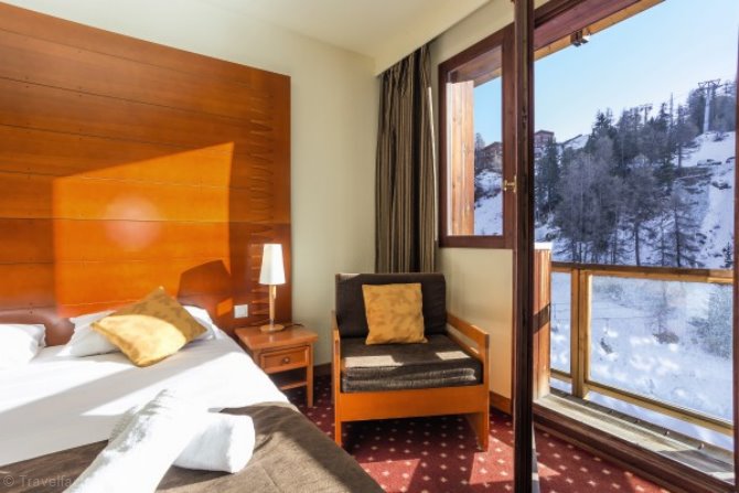 Room 3 persons Privilege Full Board - Hotel La Plagne Le Terra Nova - Plagne Centre